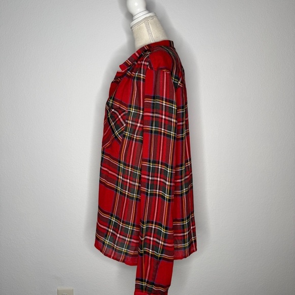 Pendleton Red Plaid Modal Wool Button Down Shirt Size XL - Picture 2 of 5